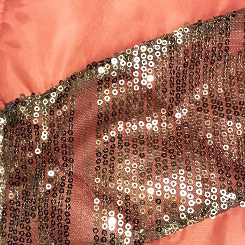 Sequin Puffer Vest some missing sequins - Picture 3 of 5